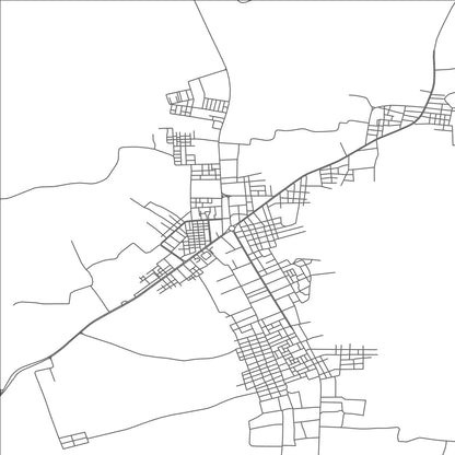 ROAD MAP OF DEBILA, ALGERIA BY MAPBAKES