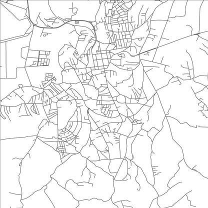 ROAD MAP OF DISTRICT OF TAHER, ALGERIA BY MAPBAKES