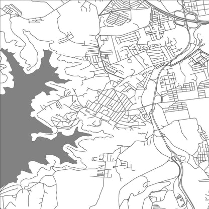 ROAD MAP OF DOUERA, ALGERIA BY MAPBAKES