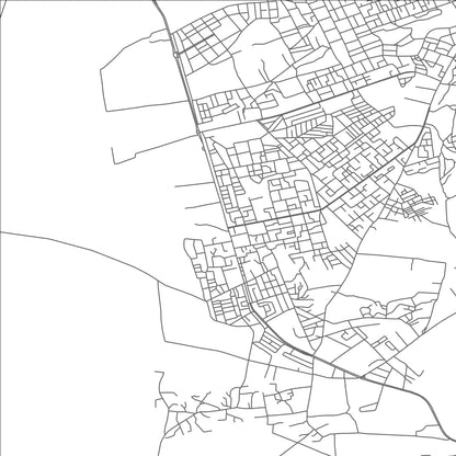 ROAD MAP OF ECH CHETTIA, ALGERIA BY MAPBAKES