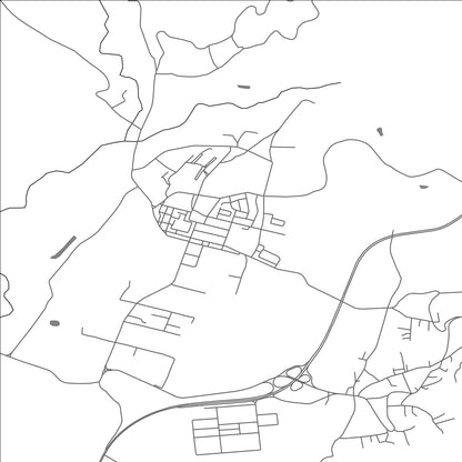 ROAD MAP OF FREHA, ALGERIA BY MAPBAKES