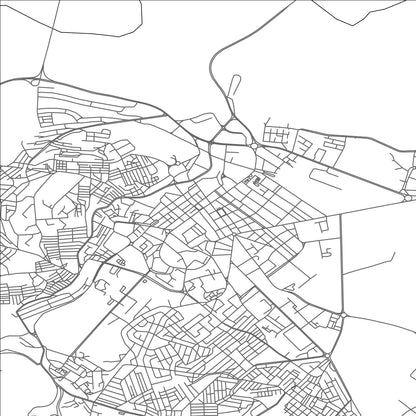 ROAD MAP OF GUELMA, ALGERIA BY MAPBAKES