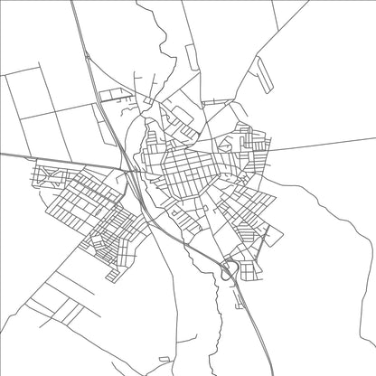 ROAD MAP OF HENNAYA, ALGERIA BY MAPBAKES