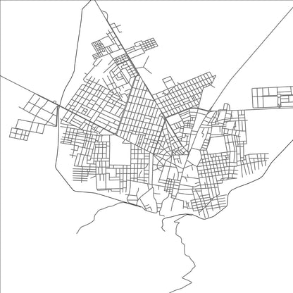 ROAD MAP OF KSAR CHELLALA, ALGERIA BY MAPBAKES