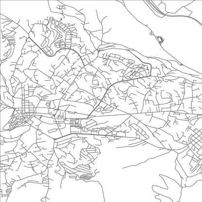 ROAD MAP OF MÉDÉA, ALGERIA BY MAPBAKES