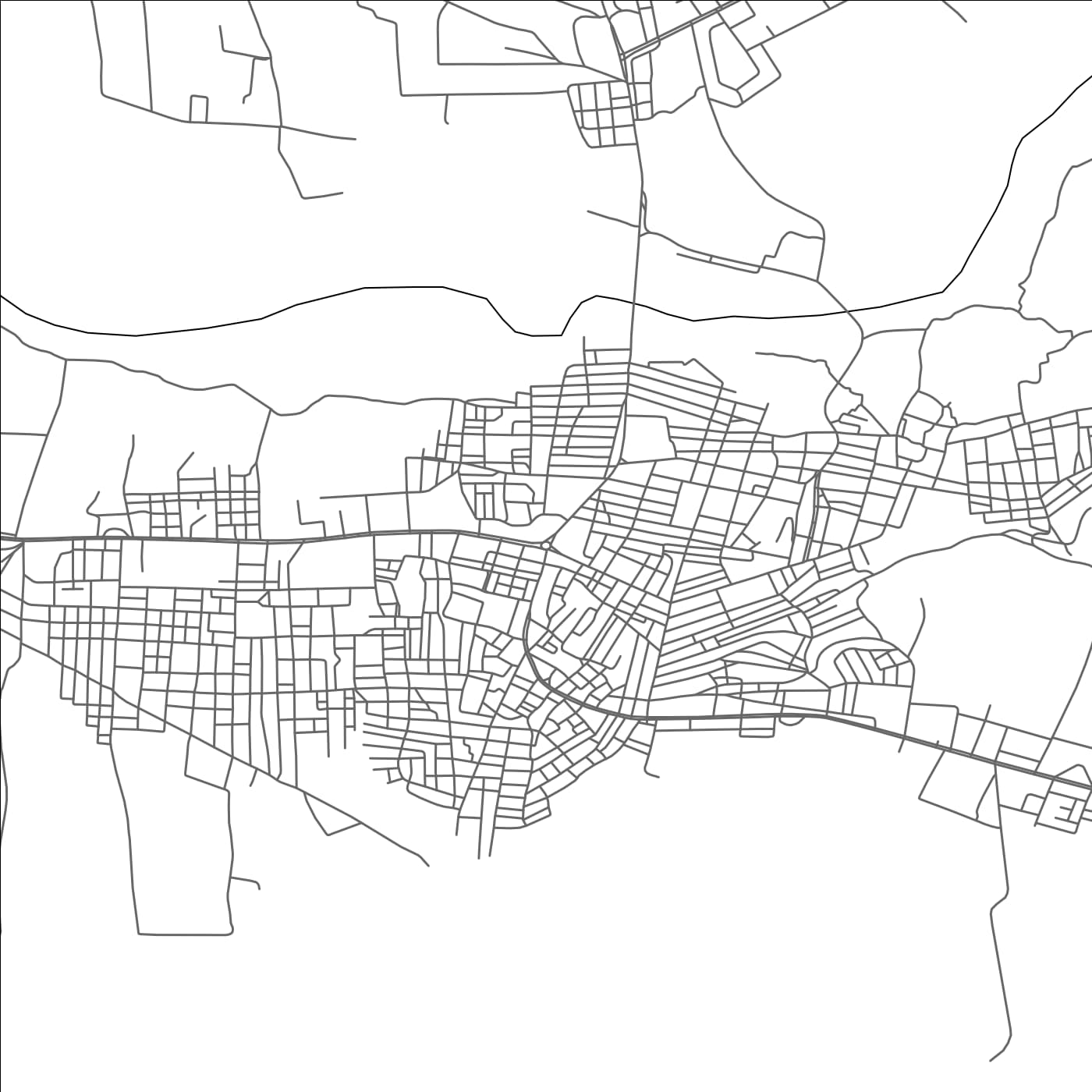 ROAD MAP OF MESSAAD, ALGERIA BY MAPBAKES