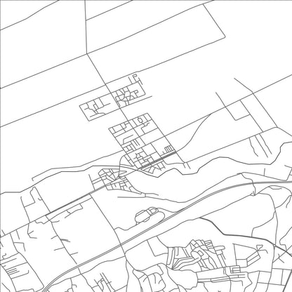 ROAD MAP OF OUED SLY, ALGERIA BY MAPBAKES