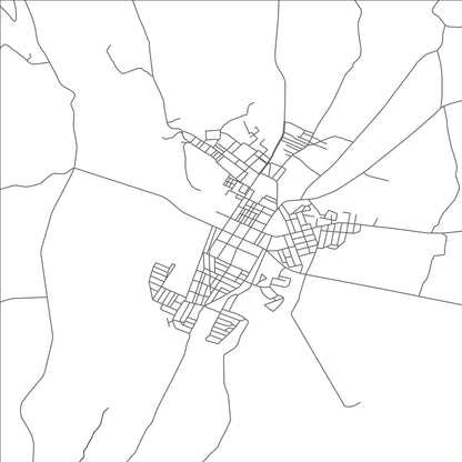 ROAD MAP OF RÂS EL AÏOUN, ALGERIA BY MAPBAKES