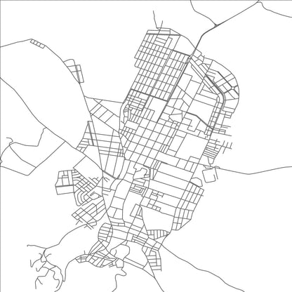 ROAD MAP OF RÂS EL OUED, ALGERIA BY MAPBAKES