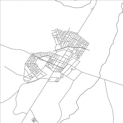 ROAD MAP OF SALAH BEY, ALGERIA BY MAPBAKES