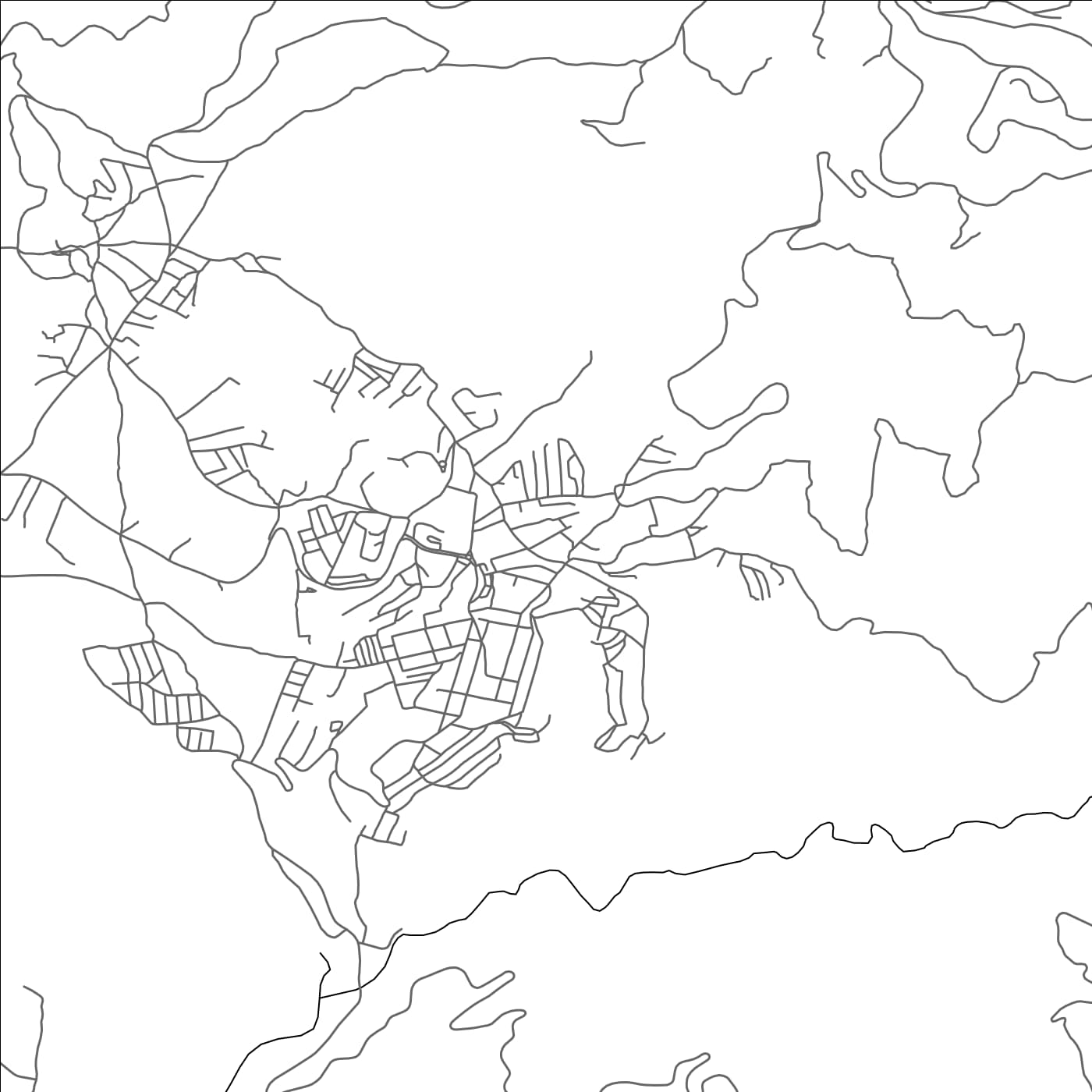 ROAD MAP OF SEDDOUK, ALGERIA BY MAPBAKES