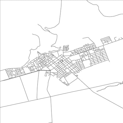 ROAD MAP OF SFIZEF, ALGERIA BY MAPBAKES