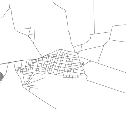 ROAD MAP OF SIDI AMRANE, ALGERIA BY MAPBAKES