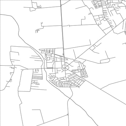 ROAD MAP OF SIDI MOUSSA, ALGERIA BY MAPBAKES