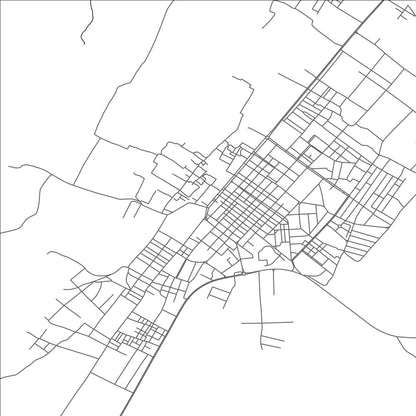 ROAD MAP OF TIMIMOUN, ALGERIA BY MAPBAKES