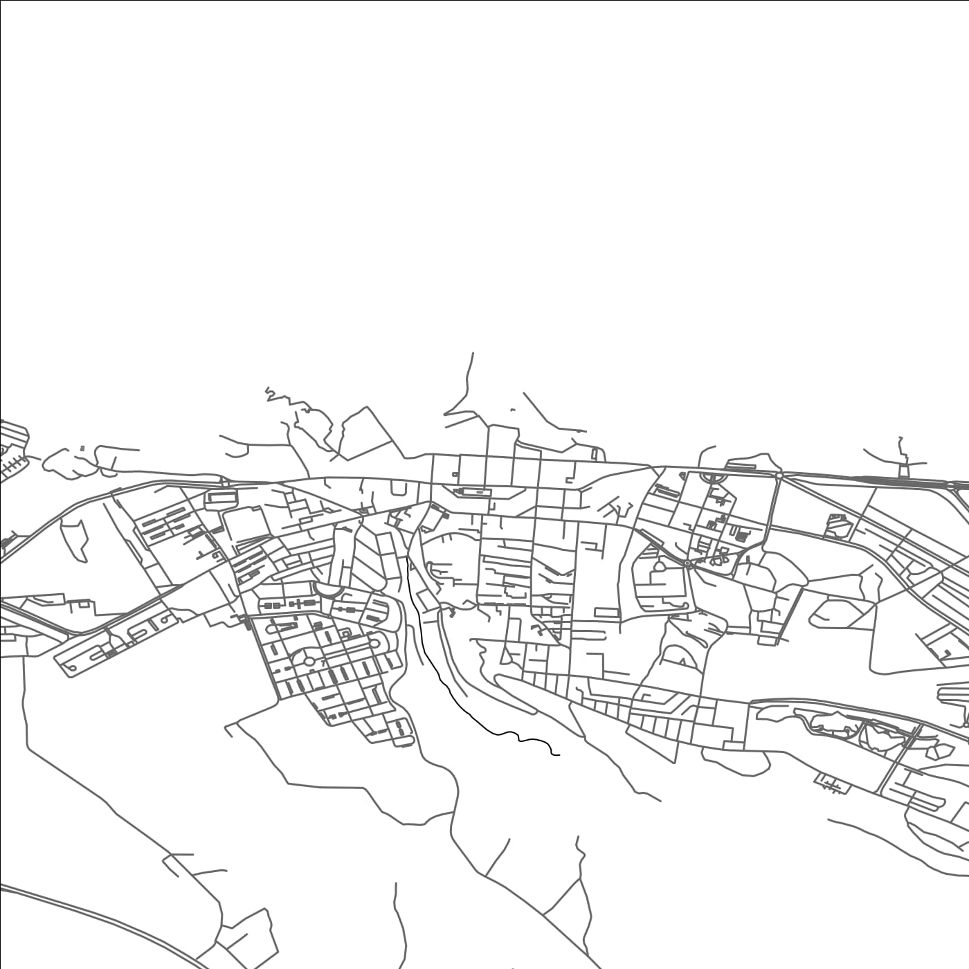 ROAD MAP OF TIPAZA, ALGERIA BY MAPBAKES