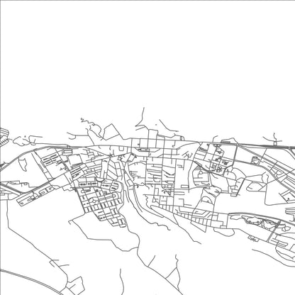 ROAD MAP OF TIPAZA, ALGERIA BY MAPBAKES