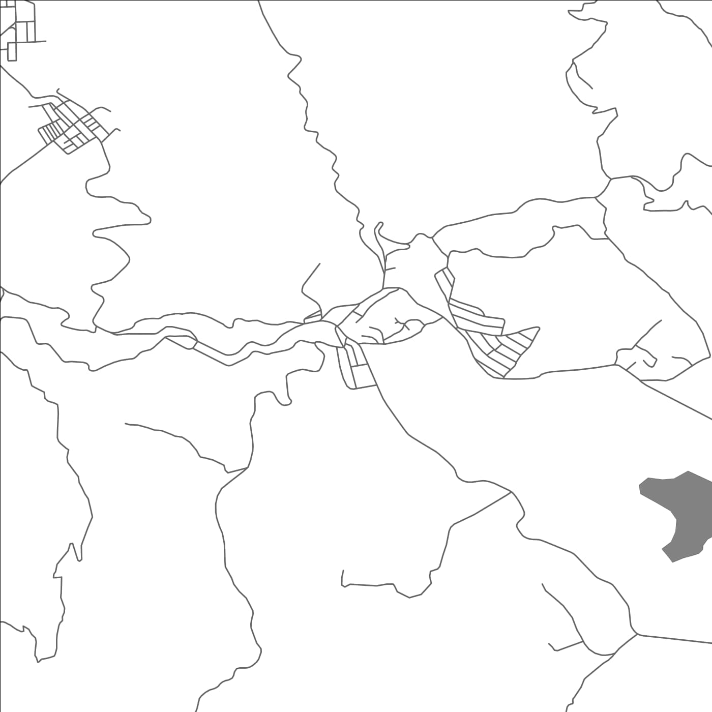 ROAD MAP OF TIZI GHENIFF, ALGERIA BY MAPBAKES