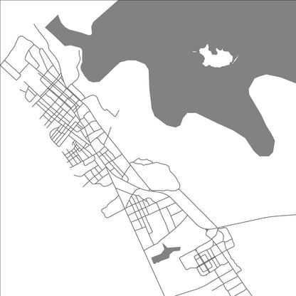 ROAD MAP OF AMBRIZ, ANGOLA BY MAPBAKES