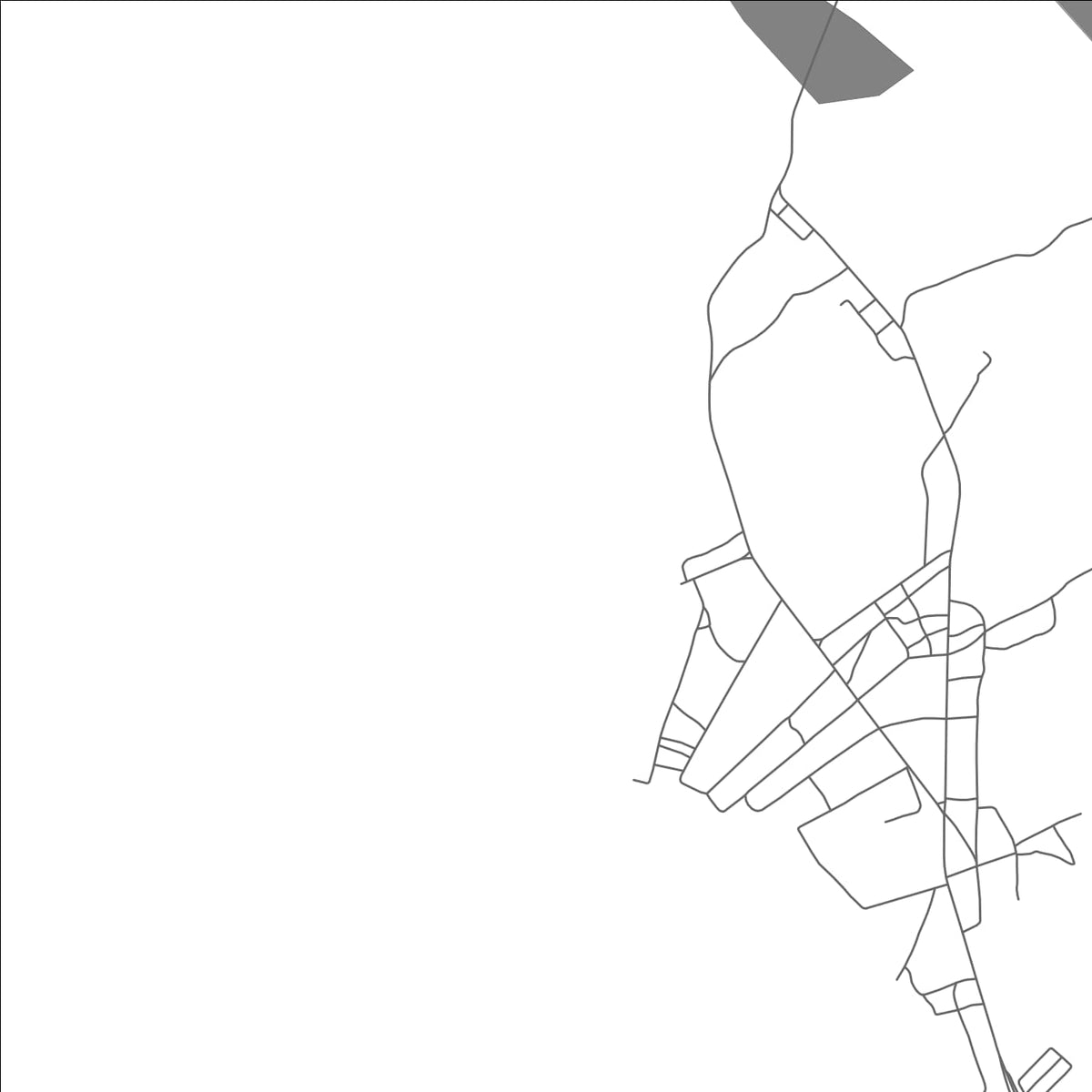 ROAD MAP OF CACONGO, ANGOLA BY MAPBAKES