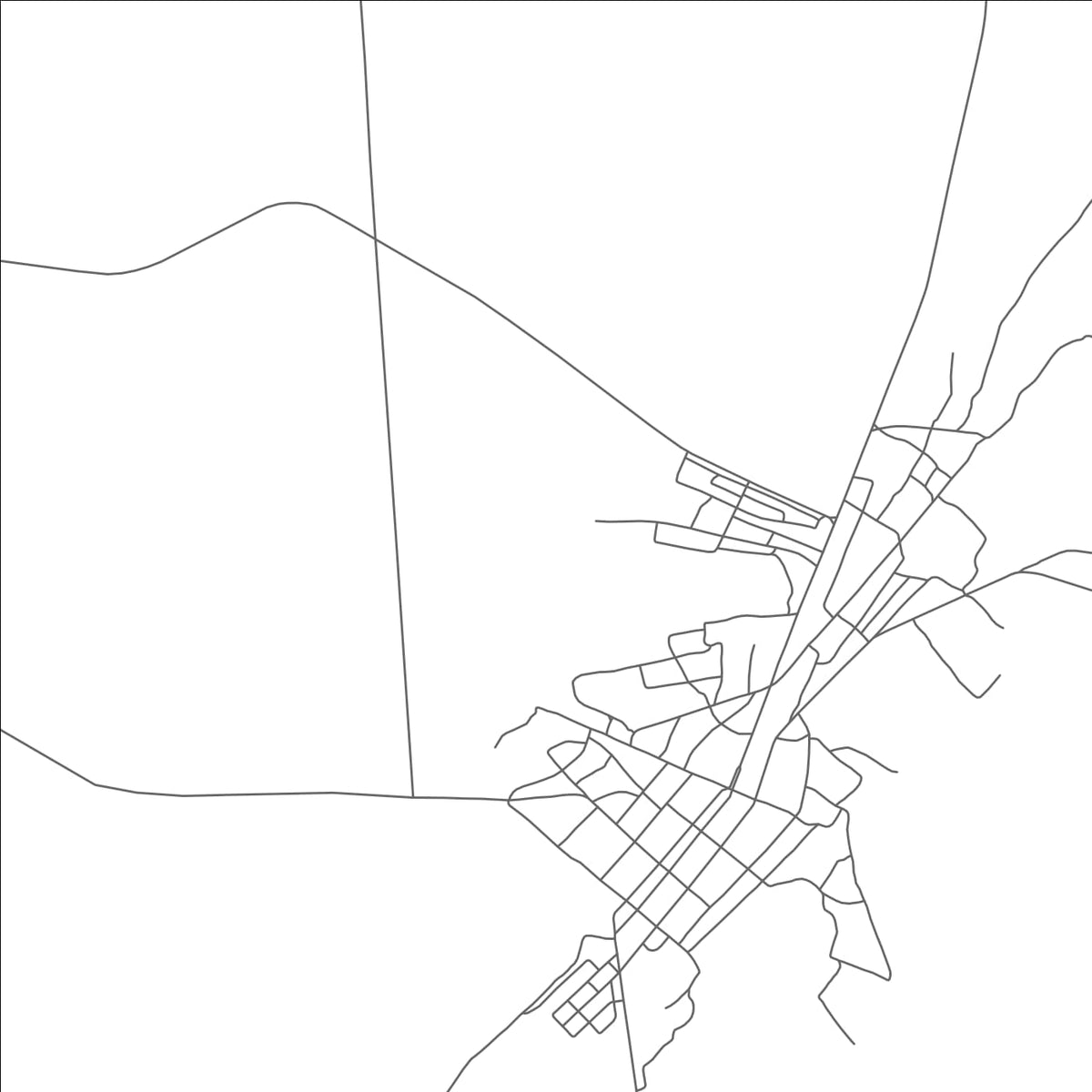 ROAD MAP OF CAMABATELA, ANGOLA BY MAPBAKES