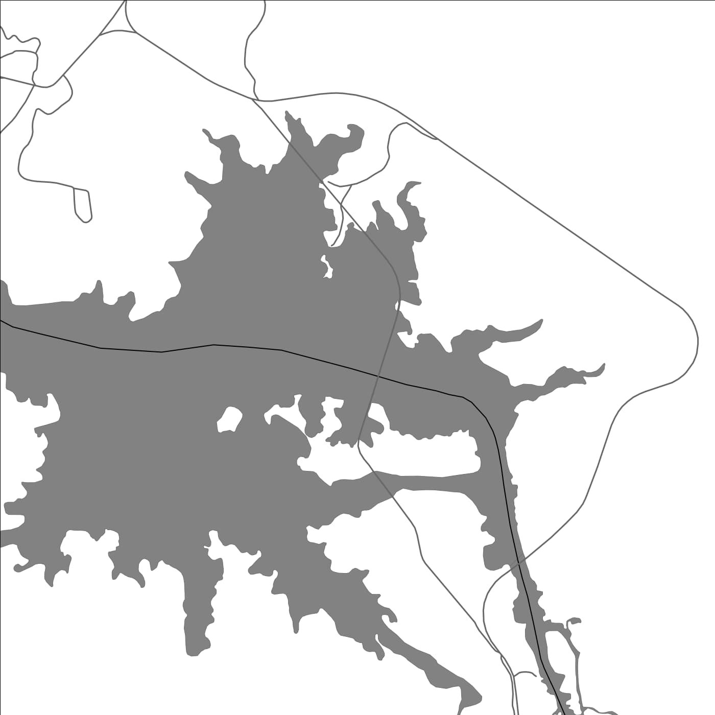 ROAD MAP OF CAMBAMBE, ANGOLA BY MAPBAKES