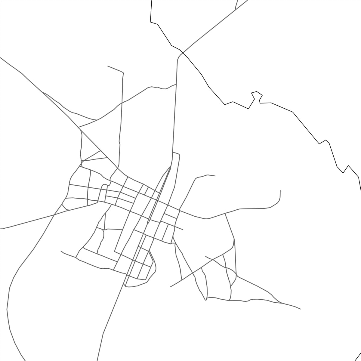 ROAD MAP OF CHICOMBA, ANGOLA BY MAPBAKES