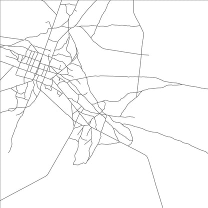 ROAD MAP OF CHIPINDO, ANGOLA BY MAPBAKES