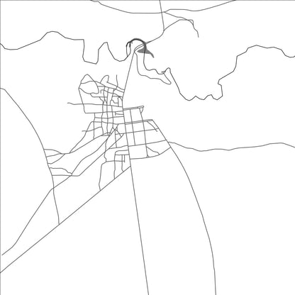 ROAD MAP OF DALA, ANGOLA BY MAPBAKES