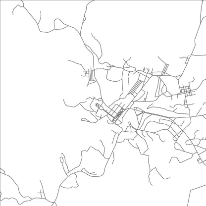 ROAD MAP OF GABELA, ANGOLA BY MAPBAKES