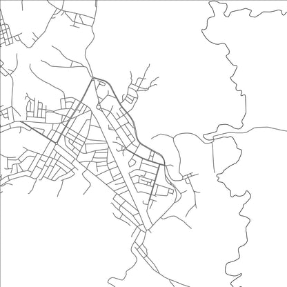 ROAD MAP OF MBANZA KONGO, ANGOLA BY MAPBAKES