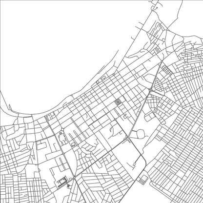 ROAD MAP OF MOCAMEDES, ANGOLA BY MAPBAKES