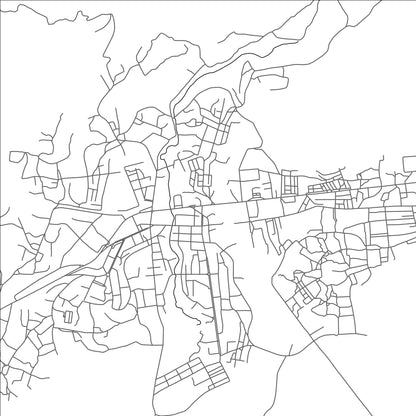 ROAD MAP OF NDALATANDO, ANGOLA BY MAPBAKES