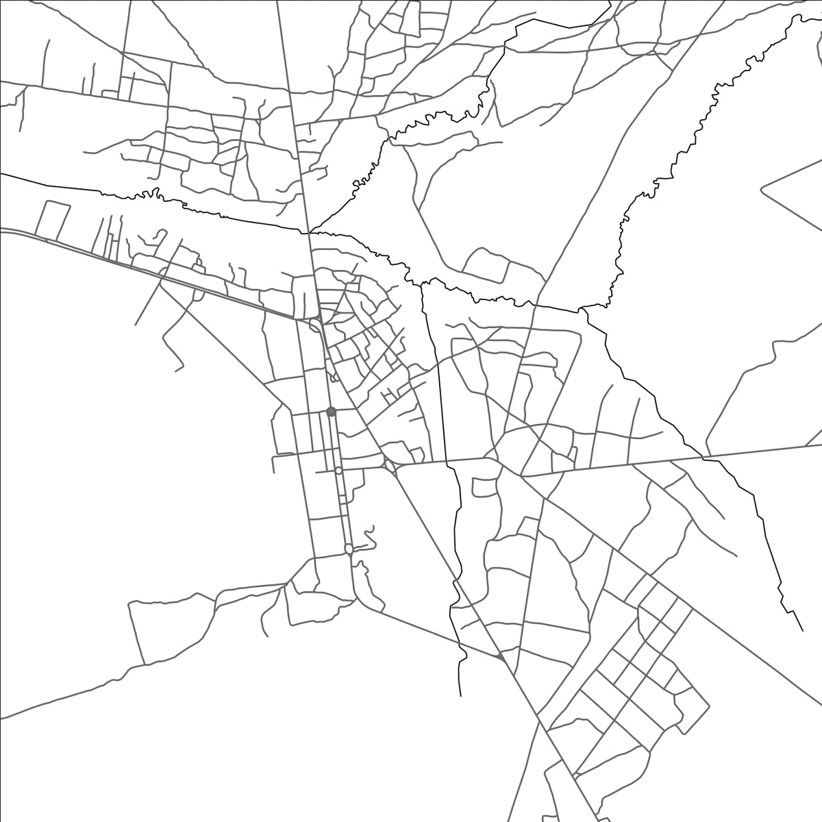 ROAD MAP OF QUIBALA, ANGOLA BY MAPBAKES