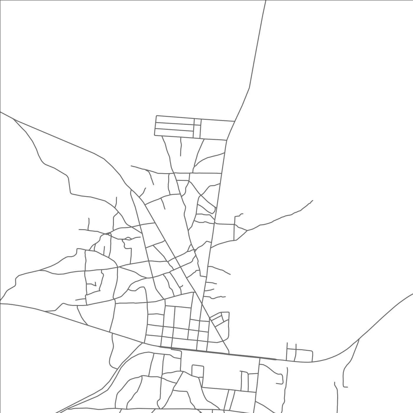 ROAD MAP OF UCUMA, ANGOLA BY MAPBAKES