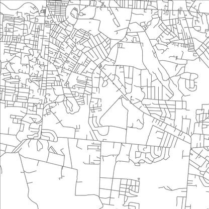 ROAD MAP OF BRANNS HAMLET, ANTIGUA AND BARBUDA BY MAPBAKES