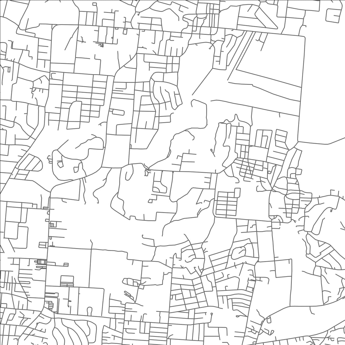 ROAD MAP OF CEDAR VALLEY MILL, ANTIGUA AND BARBUDA BY MAPBAKES