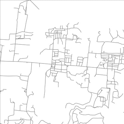 ROAD MAP OF GLANVILLES, ANTIGUA AND BARBUDA BY MAPBAKES