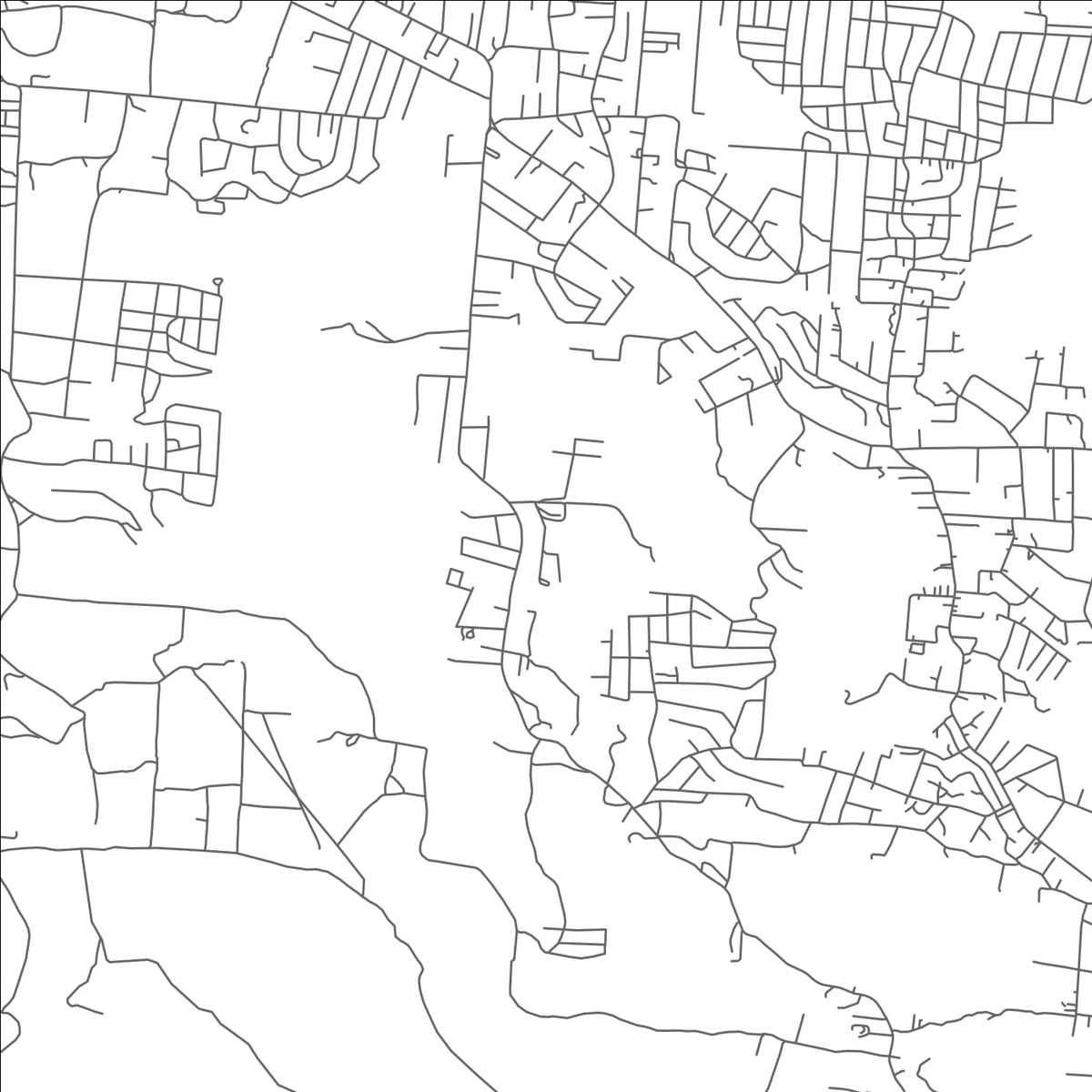 ROAD MAP OF OLIVERS, ANTIGUA AND BARBUDA BY MAPBAKES