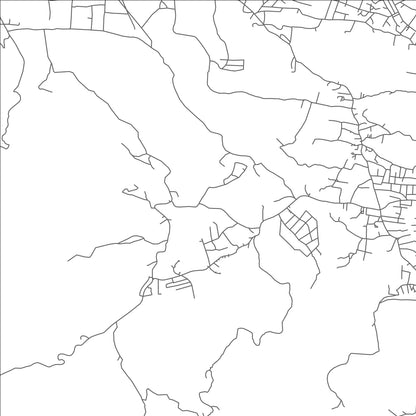 ROAD MAP OF SAWCOLTS, ANTIGUA AND BARBUDA BY MAPBAKES
