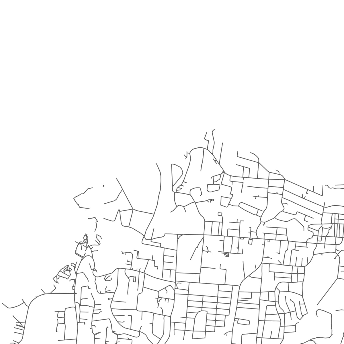 ROAD MAP OF SOLDIER, ANTIGUA AND BARBUDA BY MAPBAKES