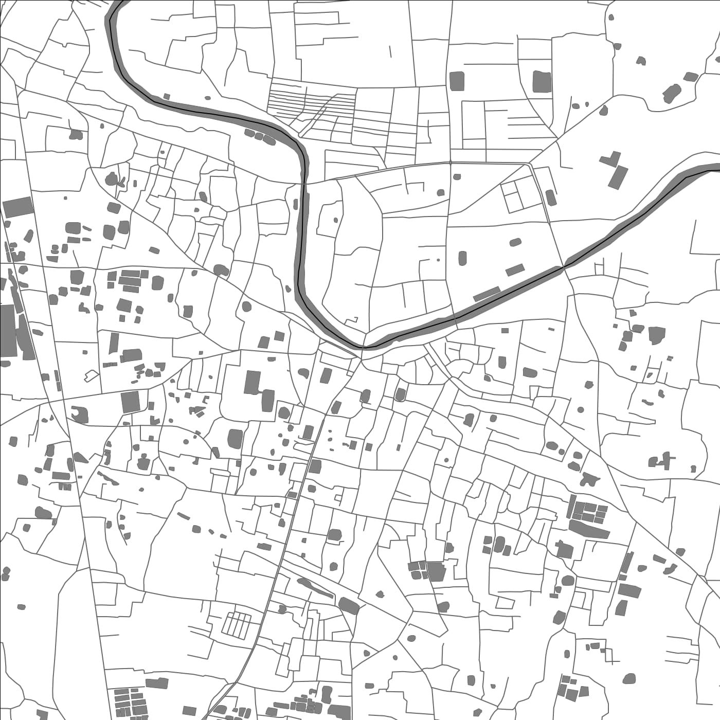 ROAD MAP OF JESSORE, BANGLADESH BY MAPBAKES