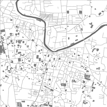 ROAD MAP OF JESSORE, BANGLADESH BY MAPBAKES