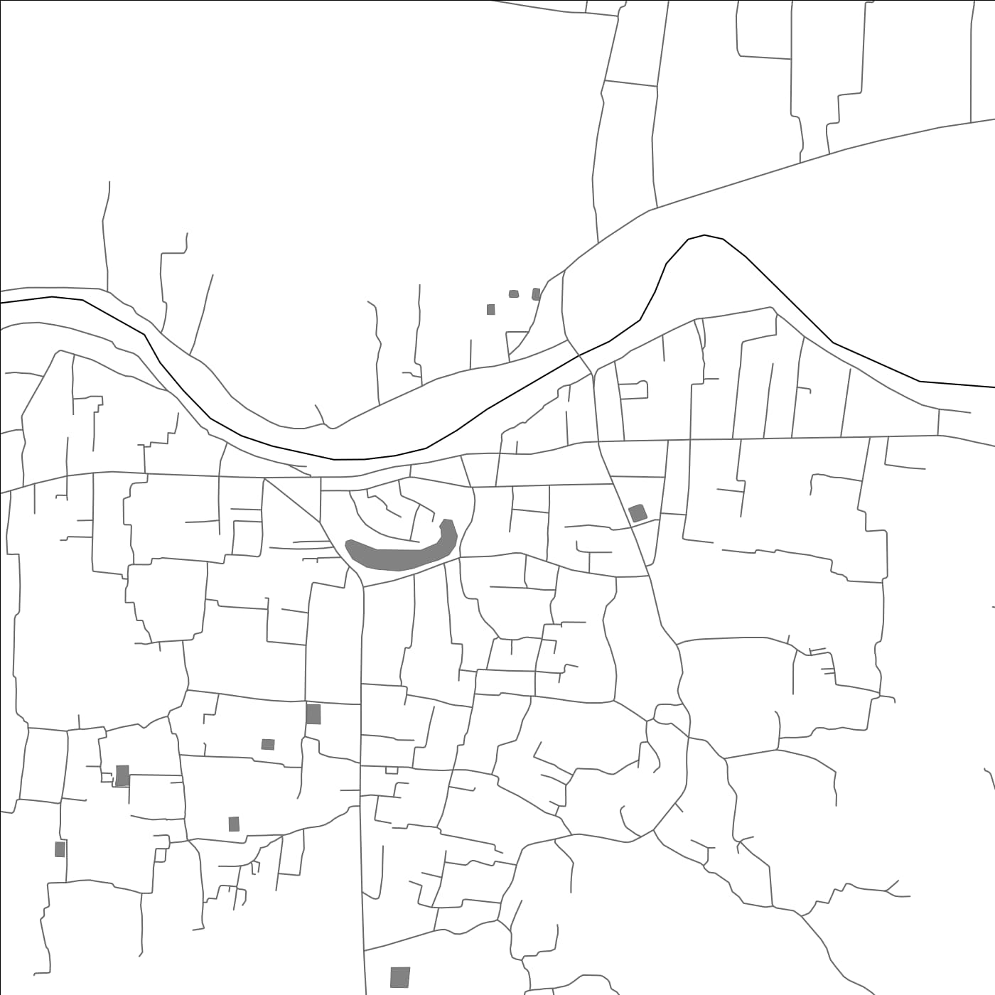 ROAD MAP OF MAULAVI BĀZĀR, BANGLADESH BY MAPBAKES