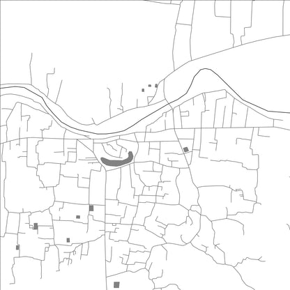 ROAD MAP OF MAULAVI BĀZĀR, BANGLADESH BY MAPBAKES