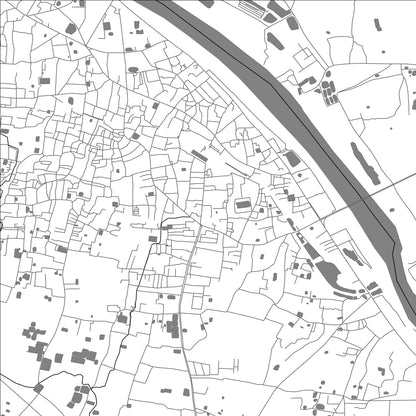 ROAD MAP OF MYMENSINGH, BANGLADESH BY MAPBAKES