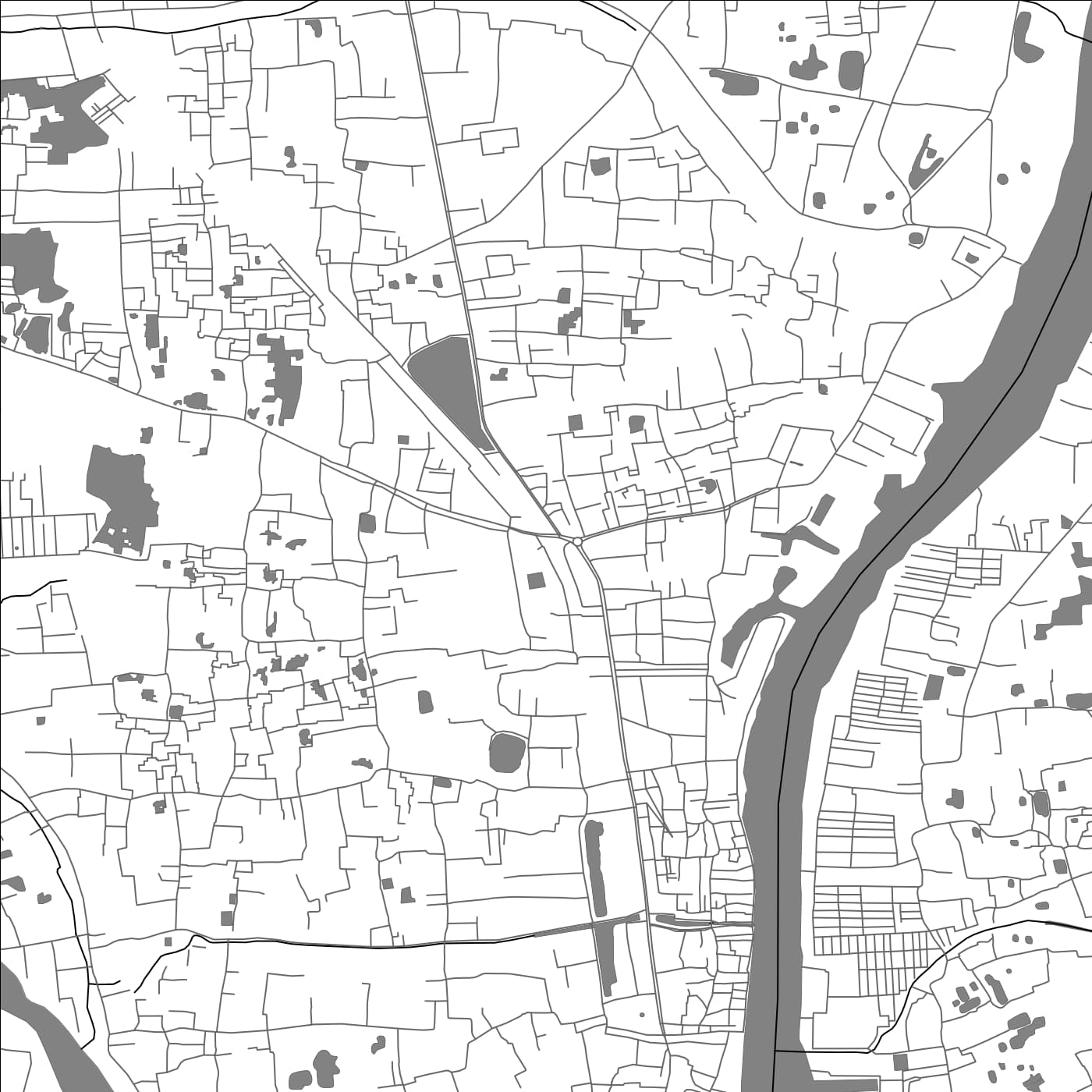 ROAD MAP OF NĀRĀYANGANJ, BANGLADESH BY MAPBAKES