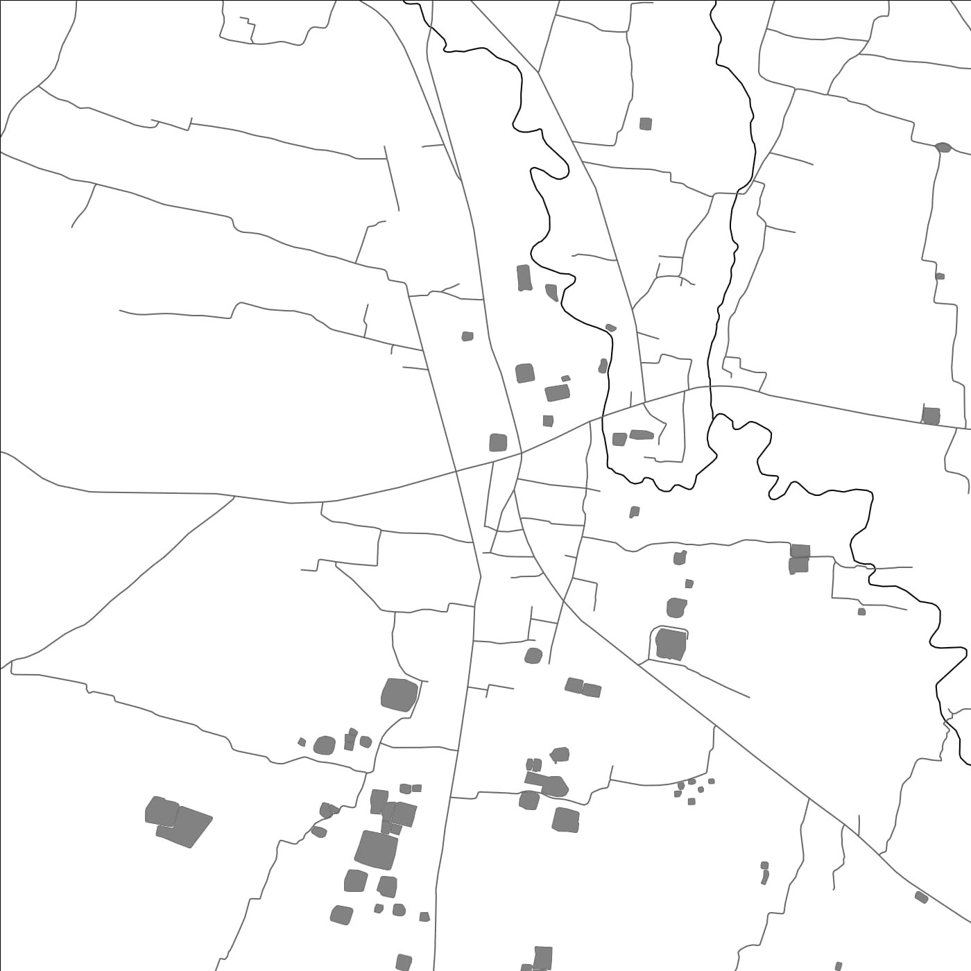 ROAD MAP OF PĪRGAAJ, BANGLADESH BY MAPBAKES