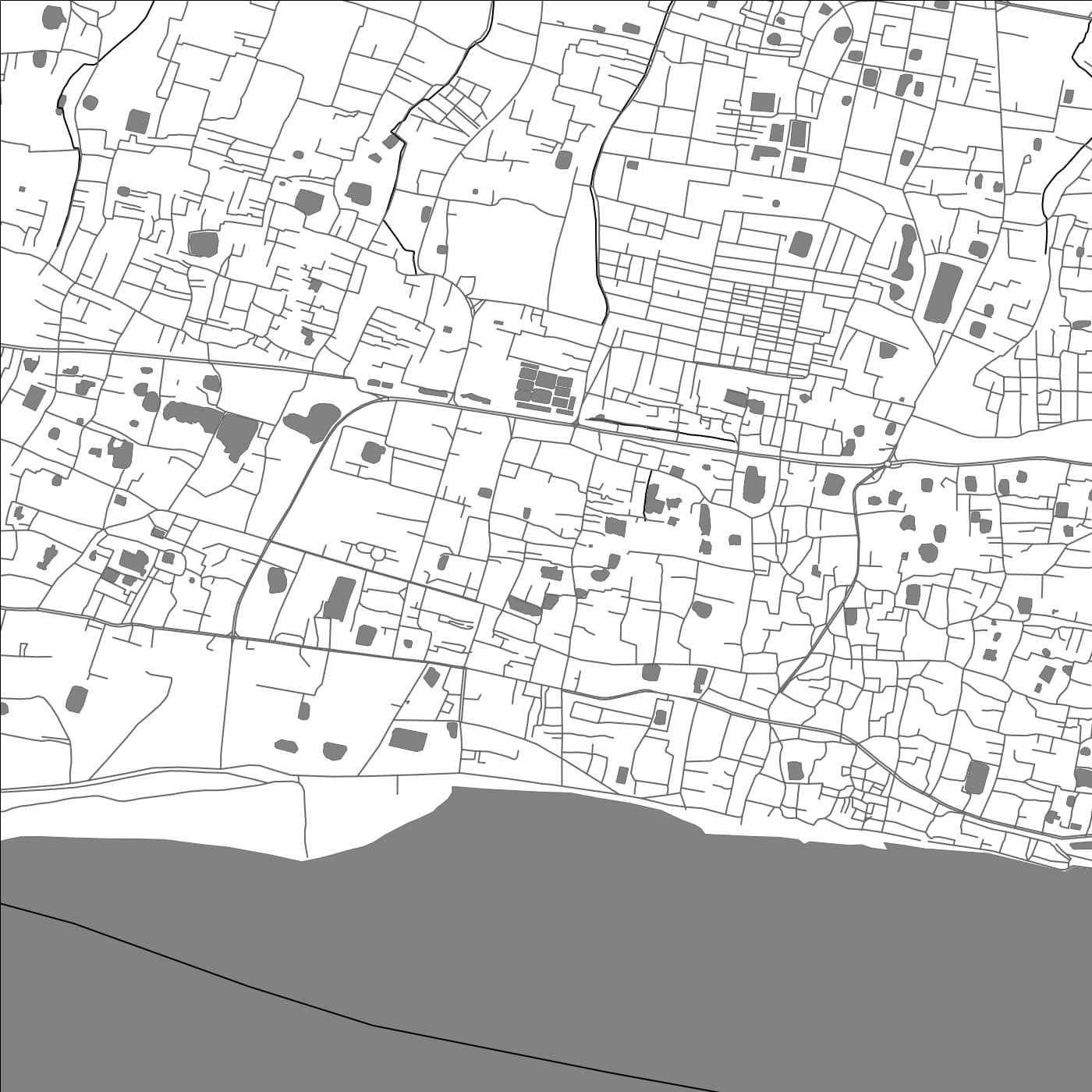 ROAD MAP OF RĀJSHĀHI, BANGLADESH BY MAPBAKES