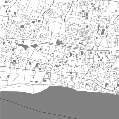 ROAD MAP OF RĀJSHĀHI, BANGLADESH BY MAPBAKES